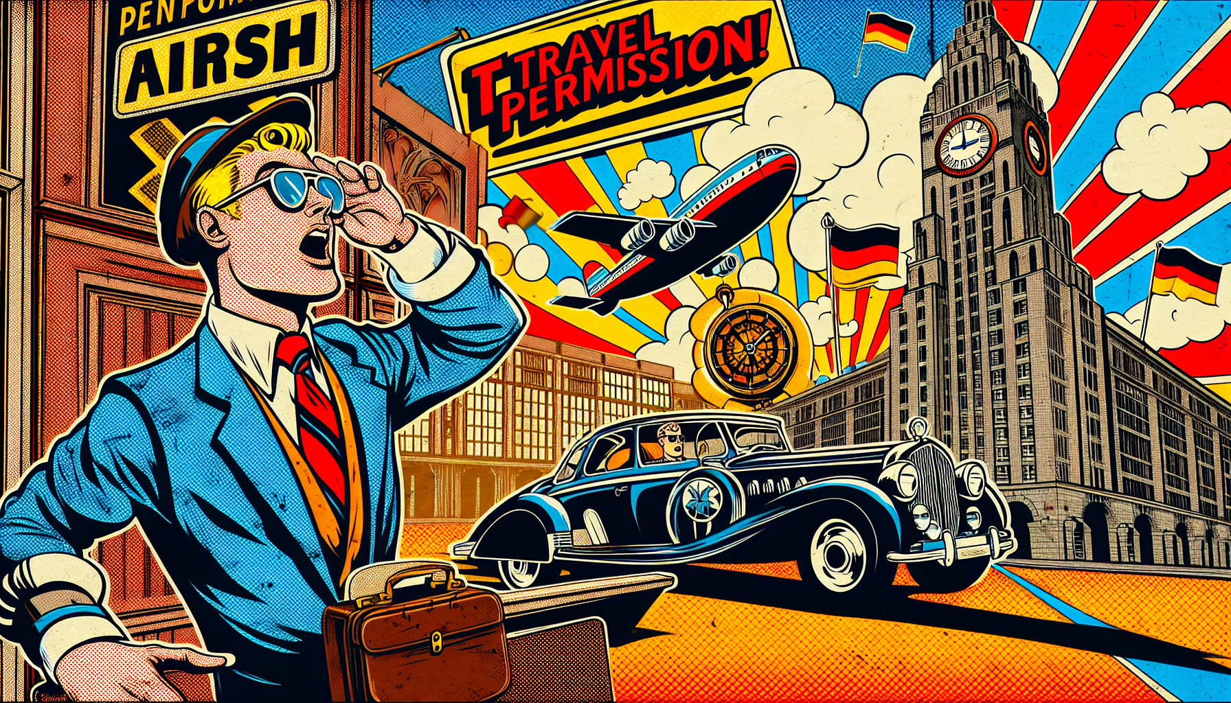 ¿Hombres alemanes necesitan permiso para viajar? No es broma