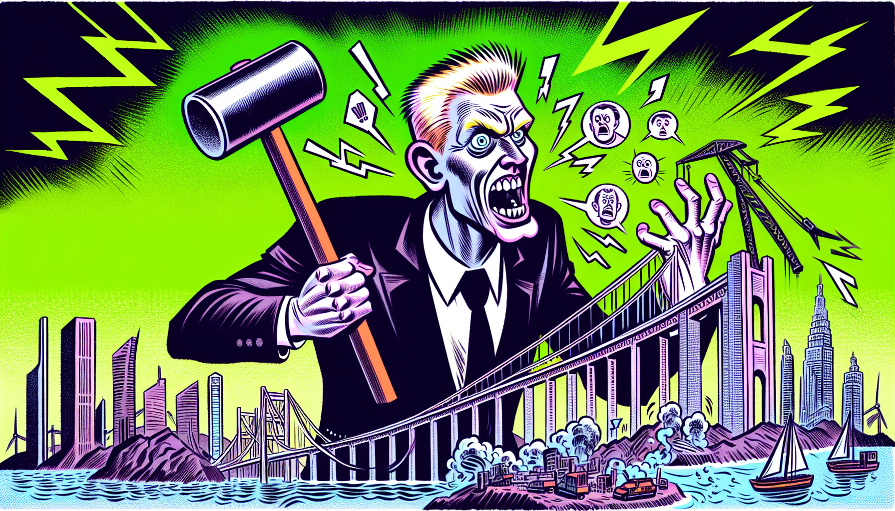 Trump y su nuevo hobby: destruir infraestructuras civiles